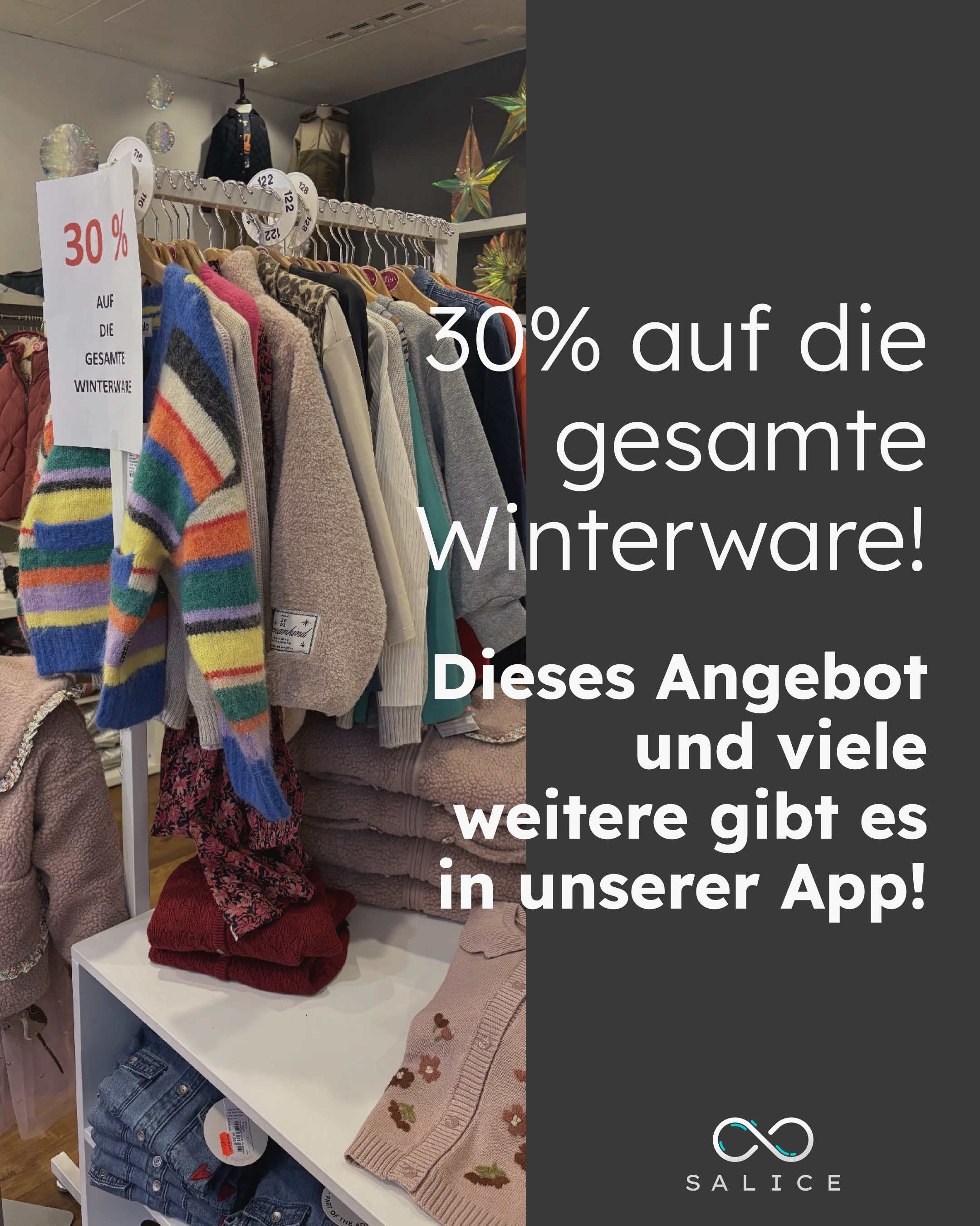 30% Rabatt auf Wintermode